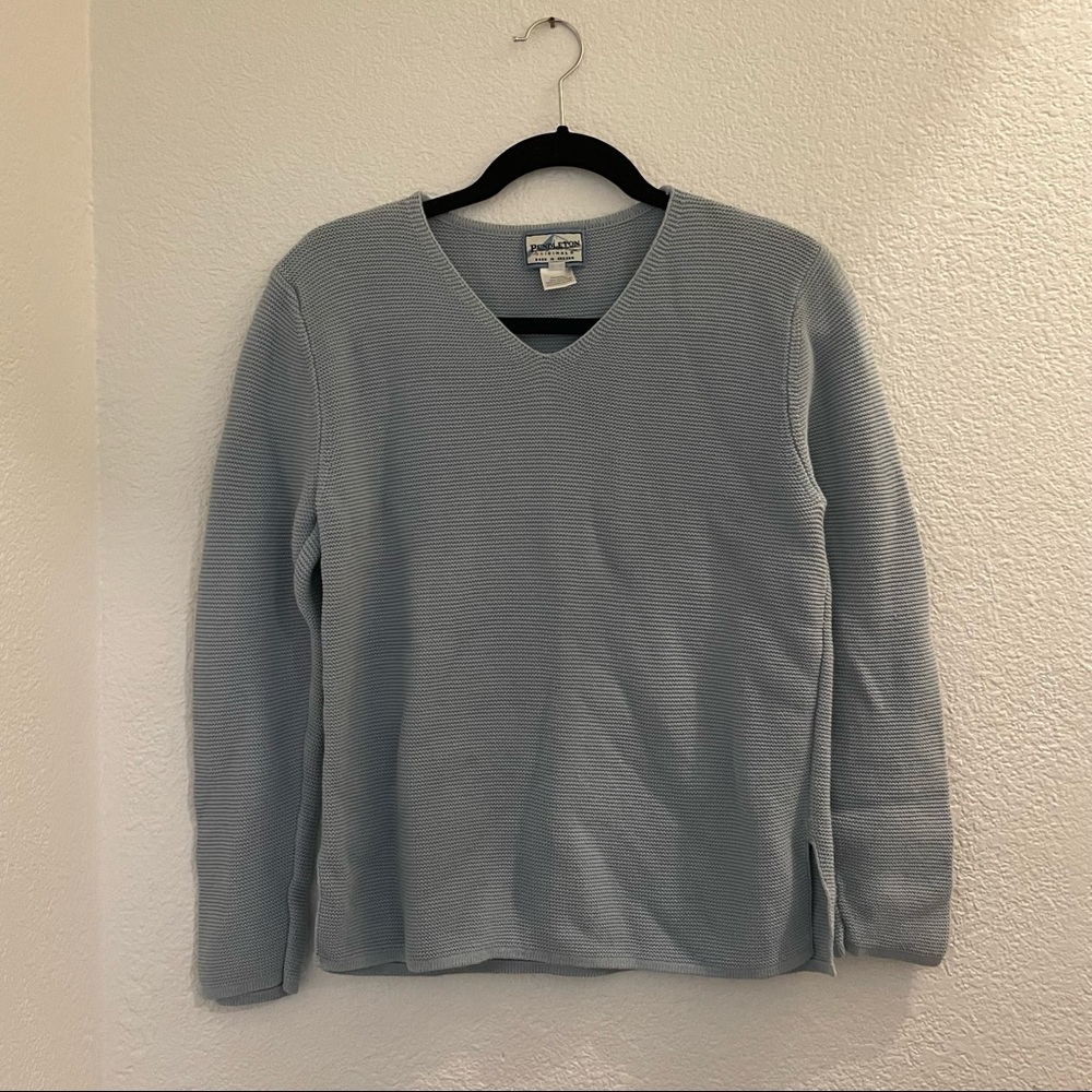 Blue Pendleton Sweater Sz M